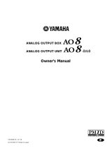 Yamaha AO8 Manual do usuário