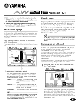 Yamaha AW2816 Manual do proprietário