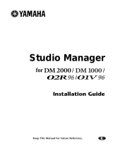 Yamaha Studio Manager Manual do usuário