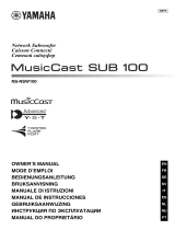 Yamaha MusicCast SUB 100 Manual do proprietário