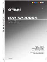 Yamaha HTR-5230RDS Manual do usuário