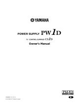 Yamaha PW1D Manual do usuário