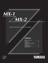 Yamaha MX-2 Manual do usuário