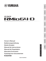 Yamaha RMio64 Manual do proprietário