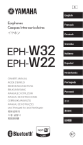 Yamaha EPH-W22 Manual do proprietário