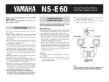 Yamaha NS-E60 Manual do usuário