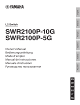 Yamaha SWR2100P-10G Manual do proprietário