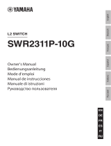 Yamaha SWR2311P-10G Manual do proprietário