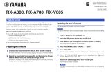 Yamaha RX-A880 Manual do usuário