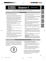 Yamaha Soavo-1 Manual do usuário