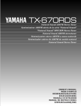 Yamaha TX-670RDS Manual do usuário