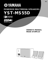 Yamaha YST-MS55D Manual do usuário