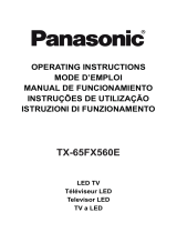 Panasonic TX65FX560E Instruções de operação
