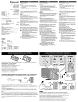 Panasonic RF-U160DEG Manual do proprietário