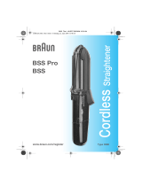 Braun BSS Pro,  BSS,  Cordless Straightener Manual do usuário