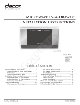 Dacor Microwave Oven MMD24 Manual do usuário