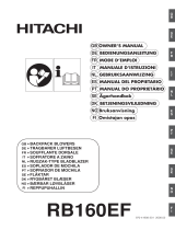 Hitachi Blower RB160EF Manual do usuário