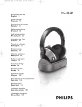 Philips Headphones HC 8560 Manual do usuário