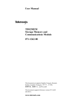 Tektronix TDS2MEM Manual do usuário