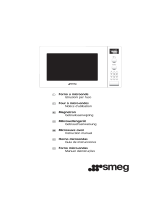 Smeg Microwave Oven FMC24X-1 Manual do usuário