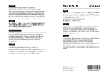 Sony HDR-MV1 Manual do proprietário