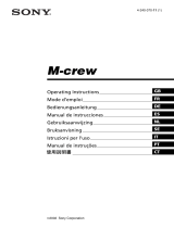 Sony M-crew MDS-PC3 Manual do usuário