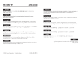 Sony SPK-HCB Manual do proprietário