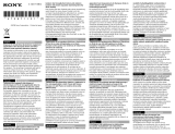 Sony IER-Z1R Manual do proprietário