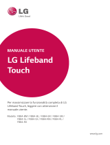 LG Lifeband Touch FB84 Guia de usuario