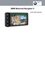 Garmin BMW Motorrad Navigator V Manual do usuário