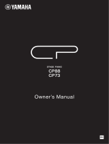 Yamaha CP88 Manual do proprietário