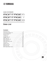 Yamaha MONTAGE6 Ficha de dados