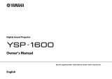 Yamaha YSP-1600 Manual do usuário