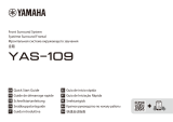 Yamaha YAS-109 Barre de son noire Manual do usuário