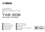 Yamaha YAS-209 Black Manual do usuário