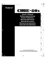Roland CUBE-80X Manual do proprietário