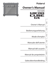 Roland Micro Cube GX BK Manual do proprietário