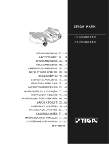 Stiga Park 125C Pro Electrical Cutting Deck Instruções de operação