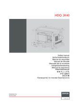 Barco HDQ-2K40 Manual do usuário