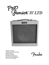 Fender Pro Junior IV LTD PR 257 Manual do proprietário
