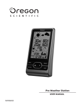 Oregon Scientific WMR86NX Manual do usuário