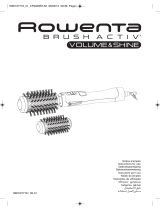 Rowenta BRUSH ACTIV' VOLUME & SHINE Manual do proprietário