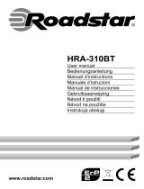 Roadstar HRA-310BT Manual do usuário