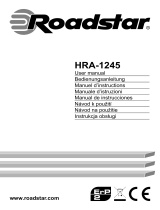 Roadstar HRA-1245/WD Manual do usuário