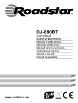 Roadstar DJ-880BT Manual do usuário