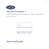 LaCie 2big Dock Thunderbolt™  3 Guia de instalação