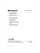 EINHELL TC-VC 18/20 Li S Kit (1x3,0Ah) Manual do usuário
