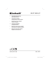 EINHELL GC-CT 18/24 Li P (1x1,5Ah) Manual do usuário