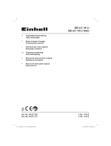 EINHELL GE-LC 18 Li Kit (1x3,0Ah) Manual do usuário