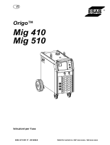 ESAB Mig 410, Mig 510 Origo™ Manual do usuário